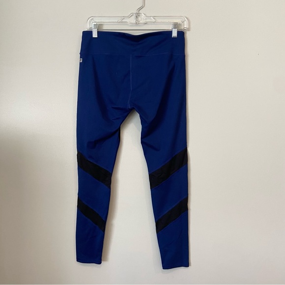 fabletics powerhold blue with black mesh legging medium - Picture 4 of 6